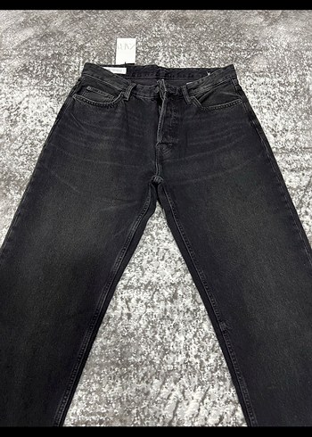 Zara 42 beden siyah straight jean - Görsel 2
