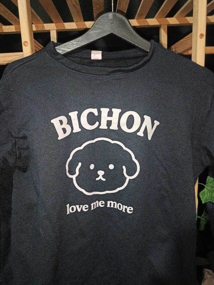 Love Me More Baskılı Oversize Sweatshirt - Görsel 2