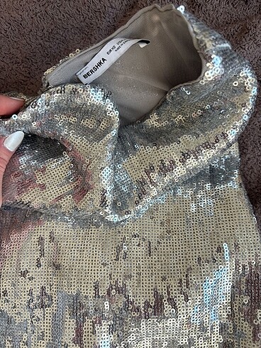 Bershka Bershka simli elbise