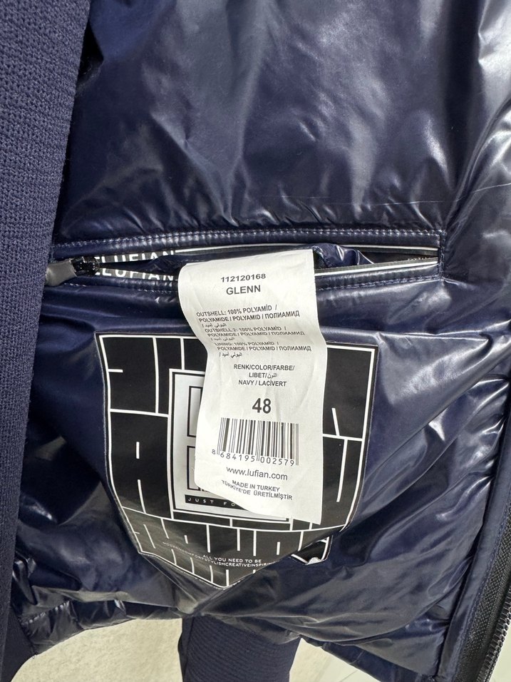 Lufian Erkek Lacivert Fermuarlı Spor Mont - Görsel 3
