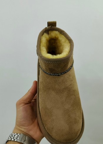 36 Beden ugg modeli içi kürklü kadın botu kalın topuk sıcak tutar
