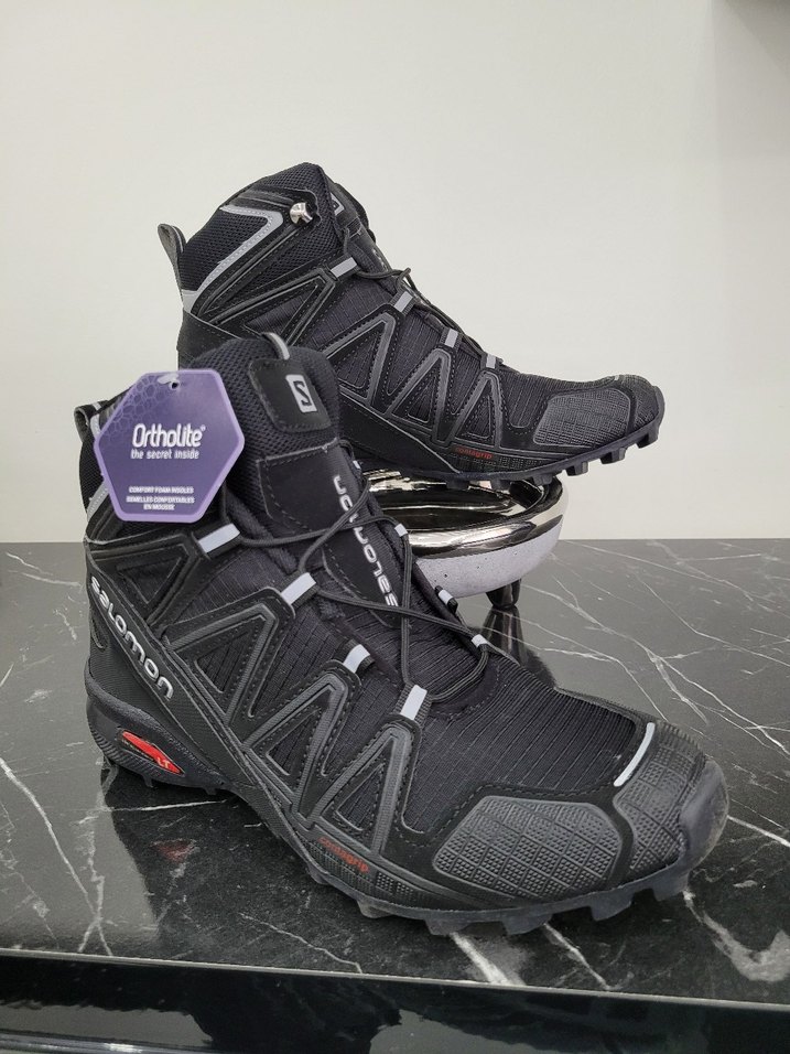 Siyah Biker Stil Erkek Spor Outdoor Ayakkabı - Görsel 2