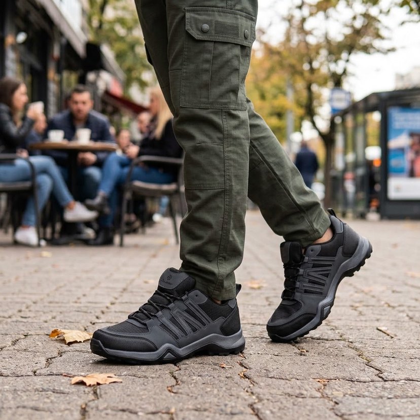 Su Geçirmez Siyah Outdoor Ayakkabı — görsel 5/6