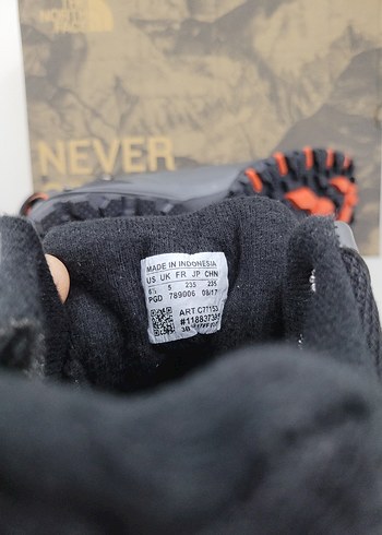 the nort face outdoor bot suya dayanıklı fermuatlı .41.42.43. - Görsel 5