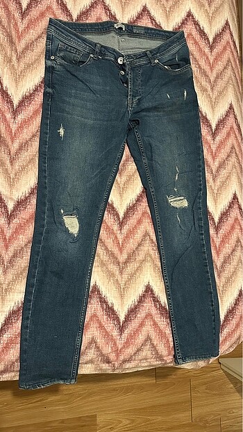34 beden erkek kot pantolon jean