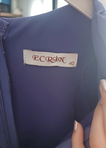Uzun Mor Drapeli Kadın Abiye Elbise