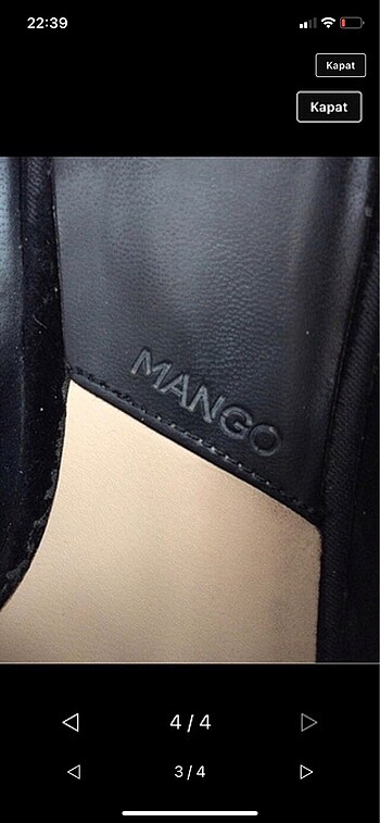 39 Beden Mango Loafer