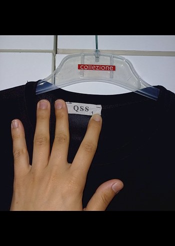 Uzun Kollu Siyah Drapeli Abiye Elbise - Görsel 6