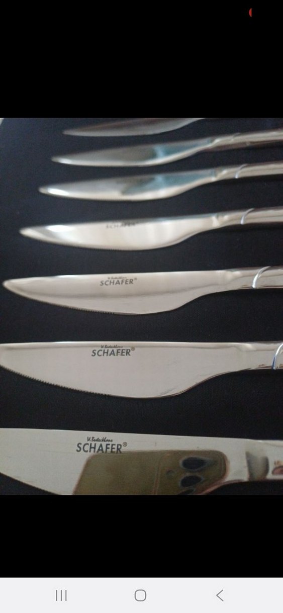 12 Parça Bıçak Seti Schafer - Görsel 3