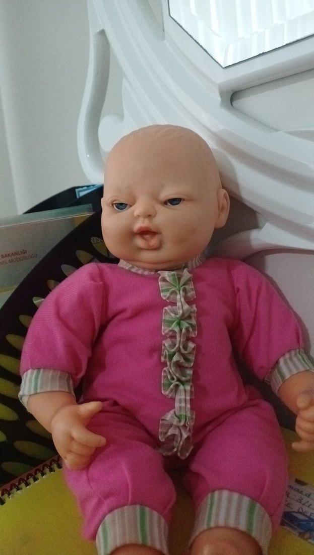 Pembe Bebek Oyuncak Bebek - Görsel 5