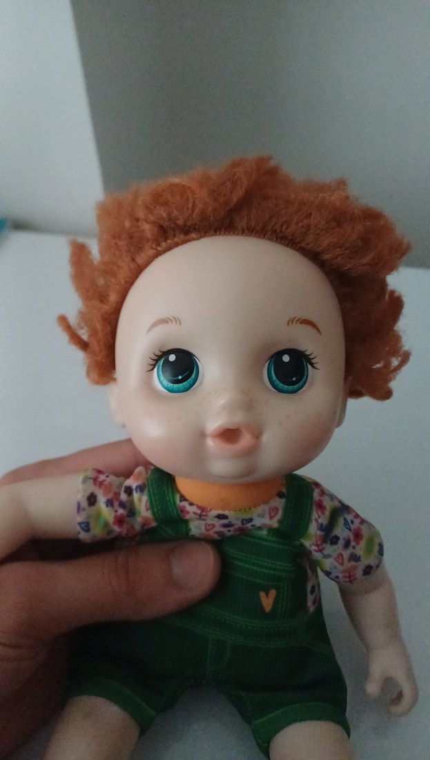 Kahverengi Saçlı Bebek Oyuncak - Görsel 2