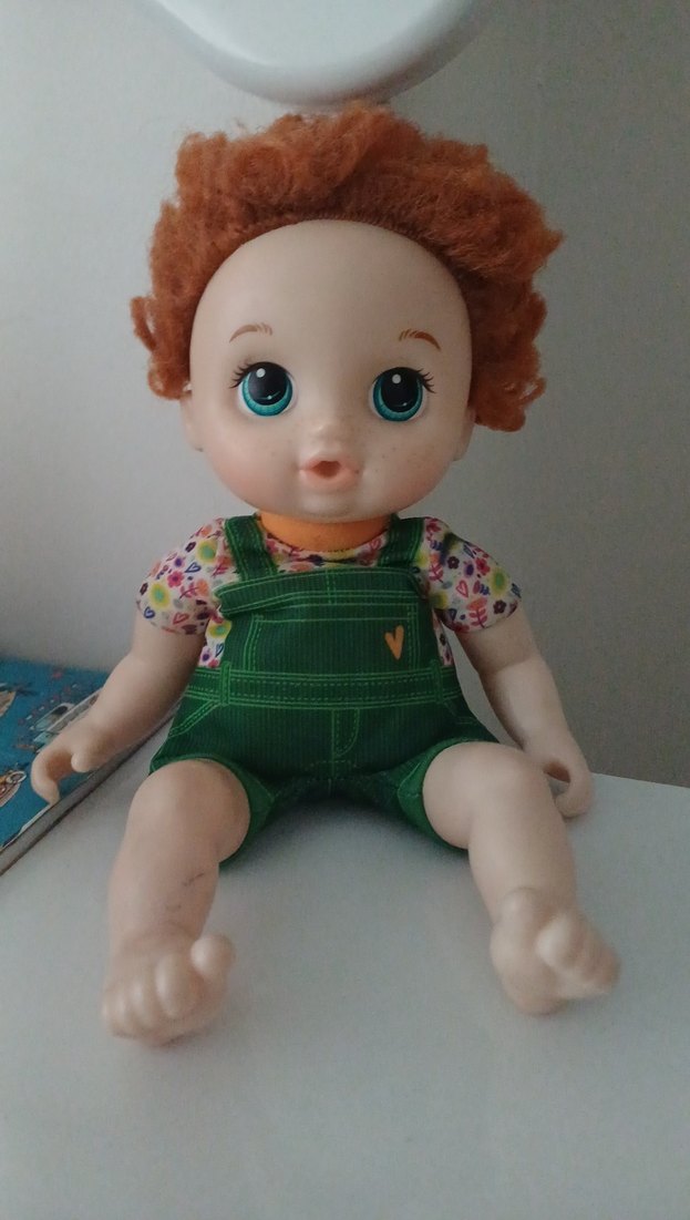 Kahverengi Saçlı Bebek Oyuncak - Görsel 5