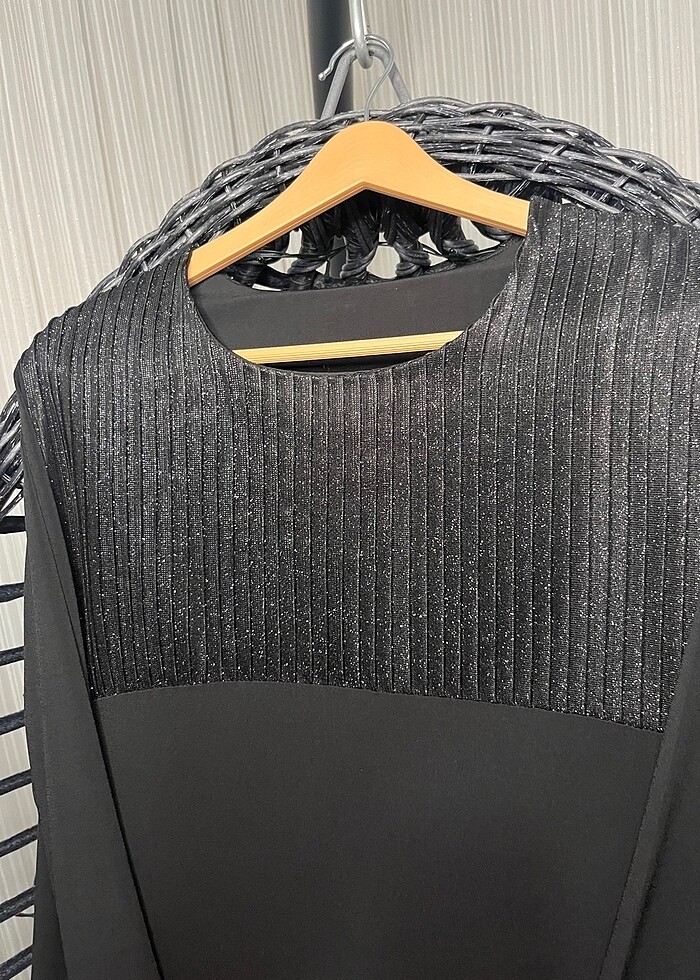 Siyah 40 42 beden elbise - Görsel 3