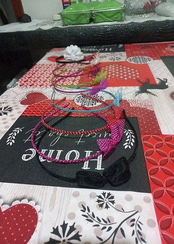 Renkli Elastik Çocuk Saç Bandı Seti - Görsel 3