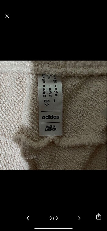 m Beden Adidas pembe eşofman altı