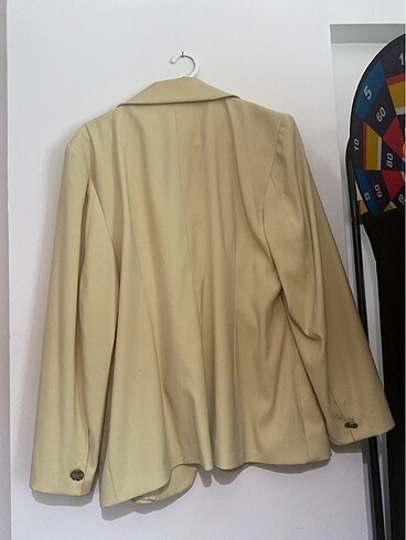 m Beden sarı Renk oversize vintage sarı ceket