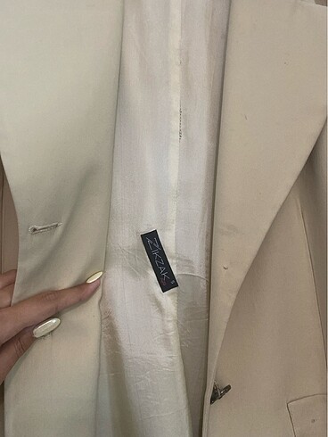 Diğer oversize vintage sarı ceket