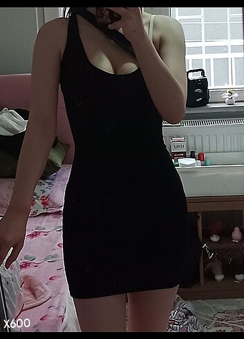 s Beden Tek omuzlu askılı elbise