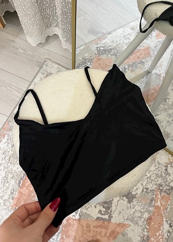 Bershka Siyah V Yaka Büstiyer - Görsel 3
