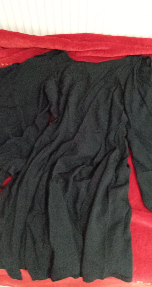 V yaka kadın elbise - Görsel 4