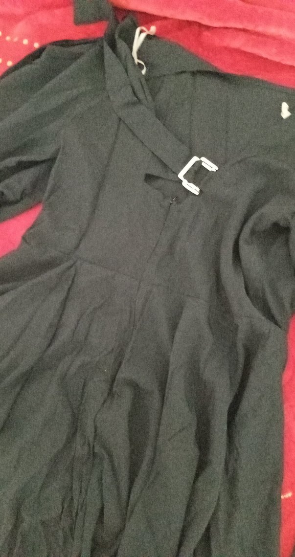 V yaka kadın elbise - Görsel 2