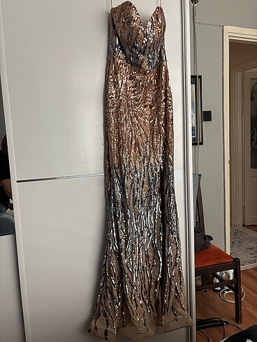 Pul payet elbise - Görsel 5