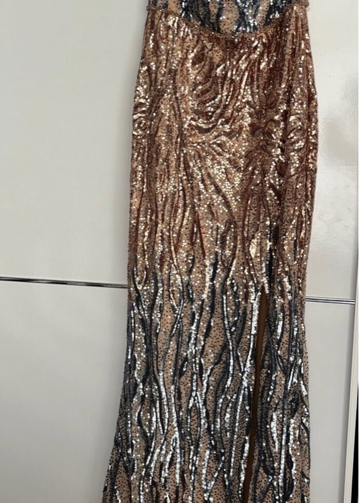 Pul payet elbise - Görsel 2