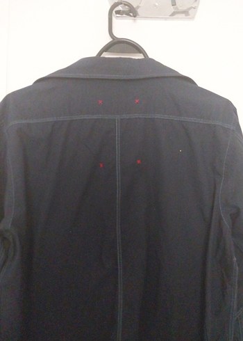 Erkek Lacivert Denim Gömlek Uzun Kollu - Görsel 4