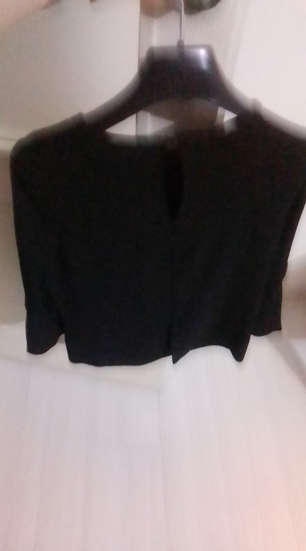 Siyah Kadın Bluz - Görsel 3