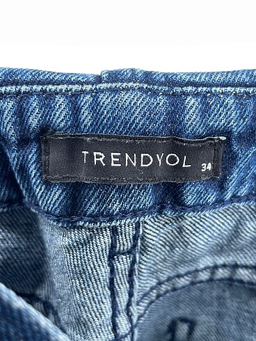 34 Beden mavi Renk Trendyol & Milla Jean / Kot %70 İndirimli.