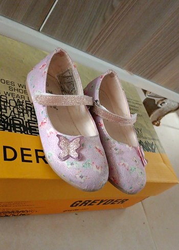 Pembe Kız Çocuk Babet Ayakkabı - Görsel 4
