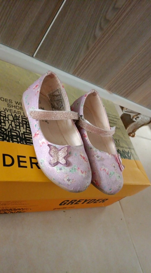 Pembe Kız Çocuk Babet Ayakkabı - Görsel 4