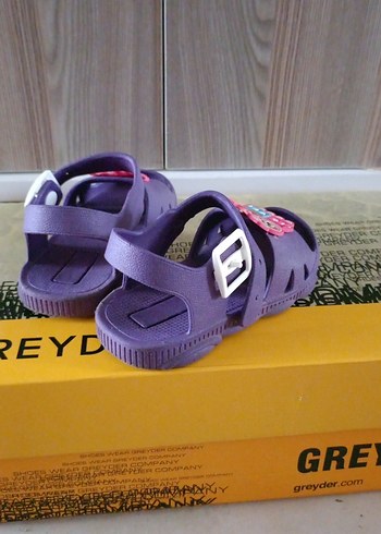 Mor Renkli Kız Çocuk Kaydırmaz Terlik - Görsel 2