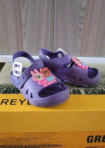 Mor Renkli Kız Çocuk Kaydırmaz Terlik - Görsel 3