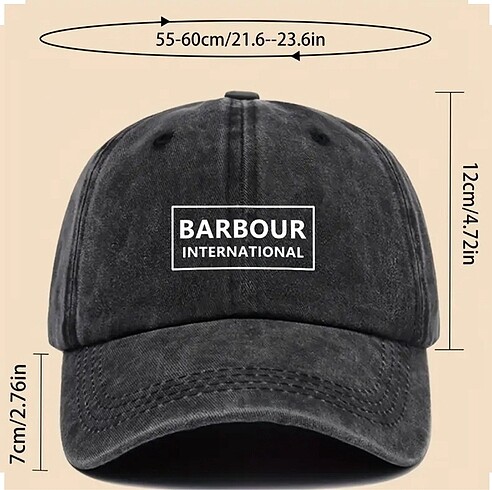 Beden Barbour unisex şapka