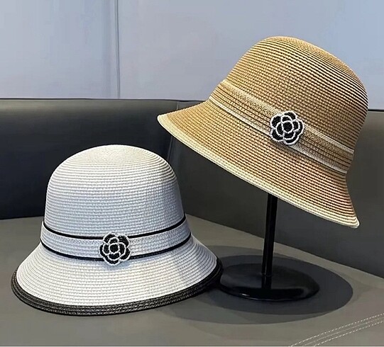Chanel Chanel modeli hasır şapka