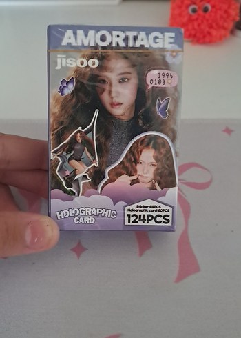 Jisoo Amortage Holografik Kart 124 Parça