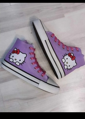 Converse Converse Mor Hello Kitty bayan spor ayakkabı