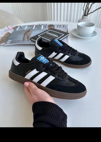38 Beden siyah Renk adidas samba spor ayakkabı