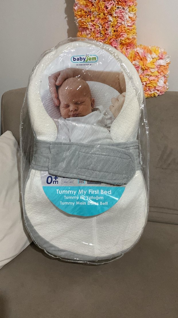 BabyJem Tummy Emniyet Kemerli Reflü Yatağı - Görsel 4