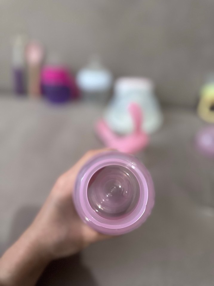 Wee Baby Pembe Bebek Biberonu - Görsel 4