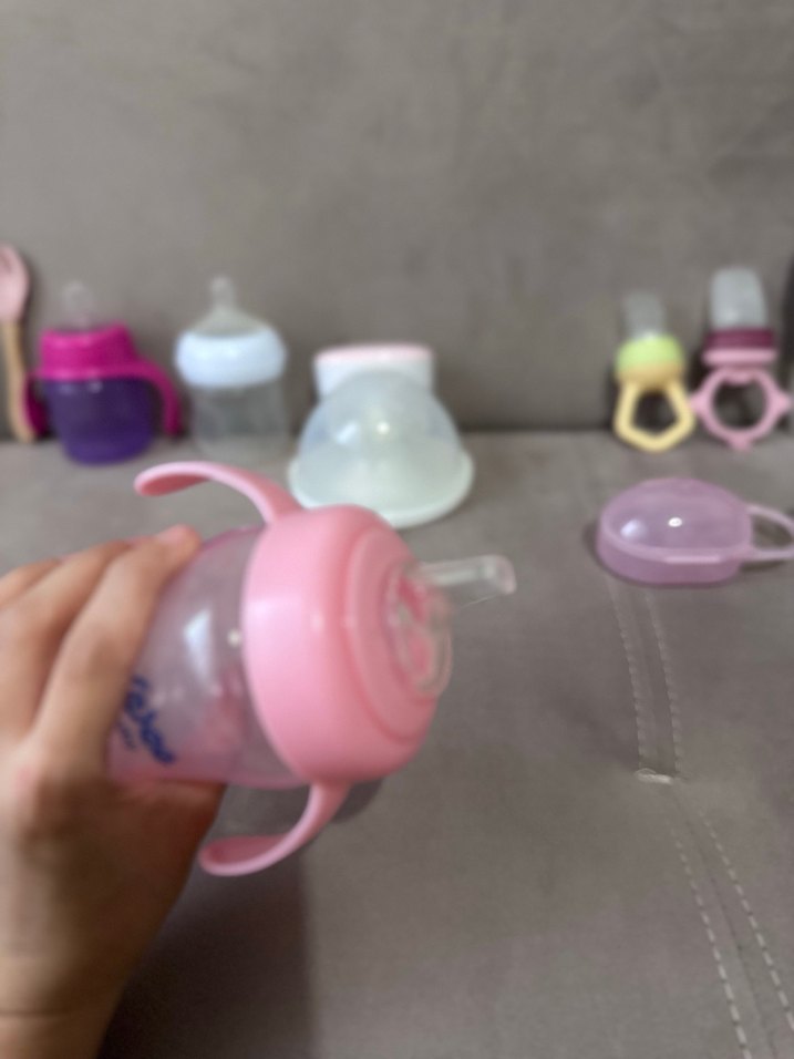 Wee Baby Pembe Bebek Biberonu - Görsel 3