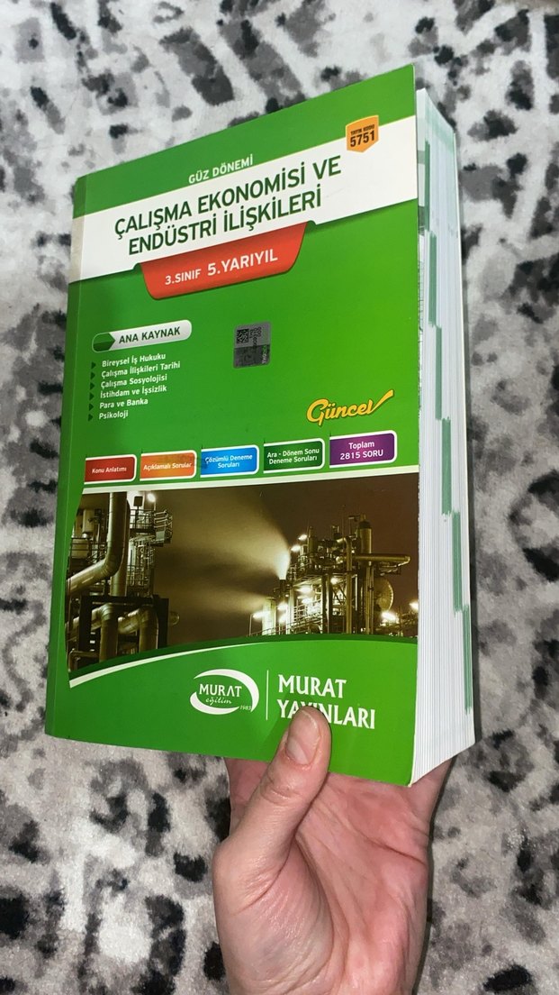 Çalışma Ekonomisi ve Endüstri İlişkileri 3.Sınıf 5.Yarıyıl - Görsel 2