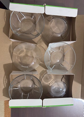 6lı Cam Kase Seti - Çerezlik - Görsel 3