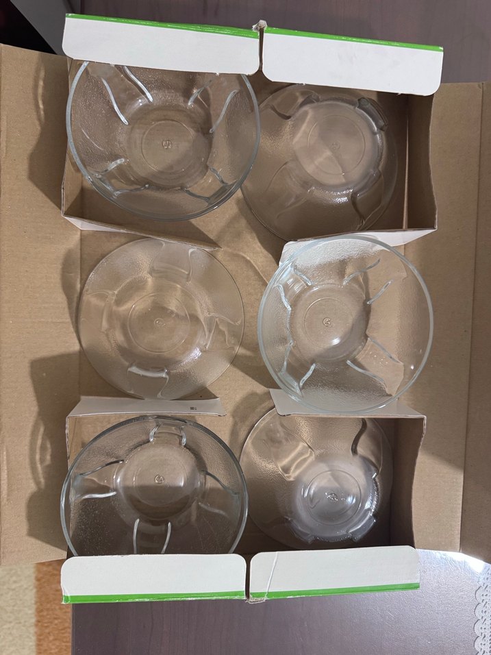 6lı Cam Kase Seti - Çerezlik - Görsel 3