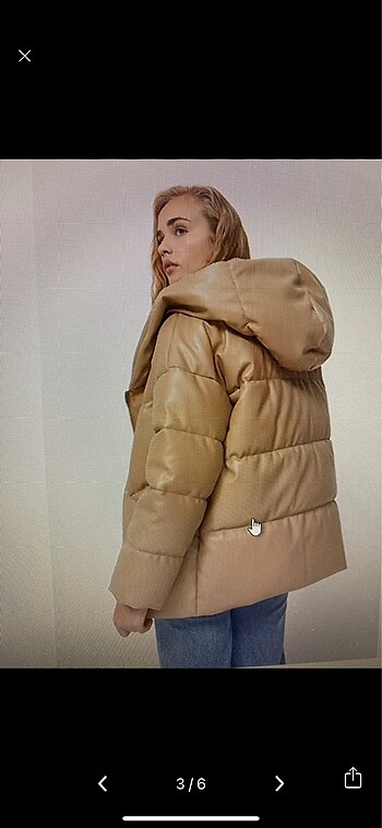 Stradivarius Şişme mont