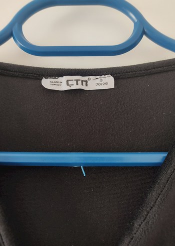 ÇTN Bayan Kruvaze Yaka Kadife Elbise S 36/26 Beden - Görsel 2