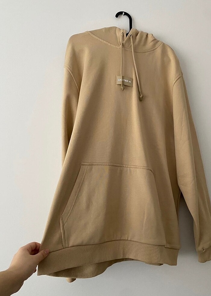 Erkek bej rengi united 4 marka Sweatshirt - Görsel 3