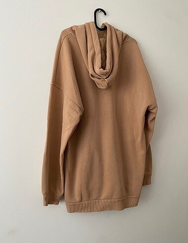 Colins kahverengi oversize sweatshirt - Görsel 4