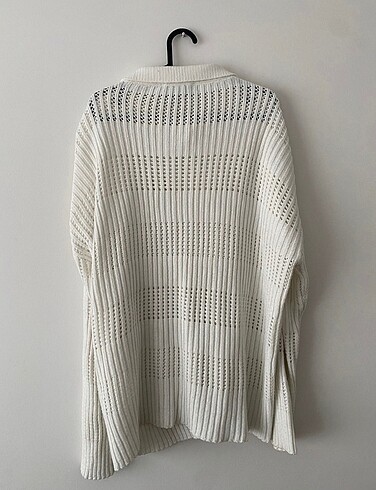 Erkek beyaz hırka - Görsel 5